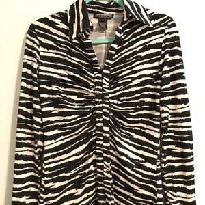 Zebra Print Blouse
